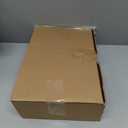 Sunhoo Bread Box for Kitchen Countertop Wooden Bread Storage Container Bin 2 Layer Breadbox Holder Large Capacity Keeper Vintage Farmhouse Food Organizer Pantry Shelf Acrylic Window (Brown)