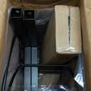 TomCare Garden Hose Holder 4 Spikes Garden Hose Reel Hose Stand Upgraded Water Hose Storage with Tool Hooks Garden Hose Hanger Organizer Holds 160ft Hoses for Outside Yard Lawn, Black