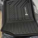 Car Craft Compatible With Jeep Wrangler Rubicon 2019-2024 Car Floor Mats Anti-slip Foot Pads All-weather Tpe Protection 1st & 2nd Row Floor Liners Hy3008 CC-7583