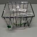 Kitchen Organizer Rack - 5-Slot Heavy-Duty Cutting Board and Bakeware Holder, Rust-Resistant with Anti-Slip Feet for Countertop or Cabinet Storage (BLACK - 1 Pack)