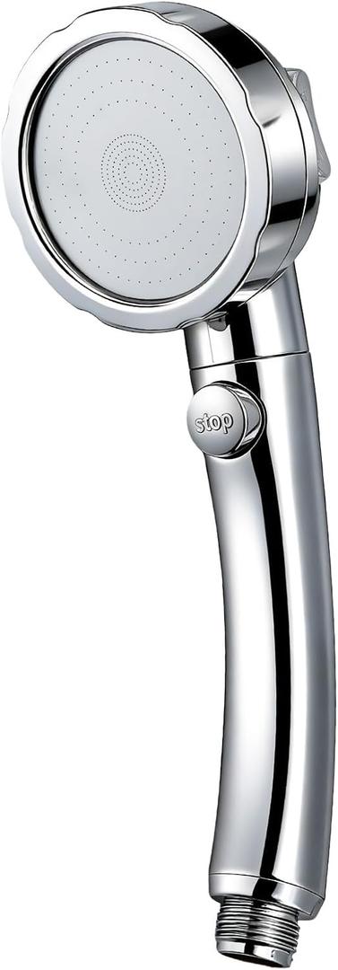 High Pressure Handheld Shower Head with ON/OFF Pause Switch 3 Spray Modes Water Saving High Pressure Shower Heads,Detachable Showerhead Equipped