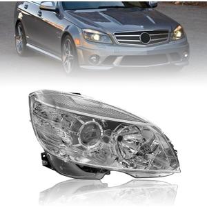 Right Halogen Headlight Assembly For Mercedes Benz W204 C Class C300 C230 C350 2008-2011 Headlamp