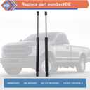 2 x Hood Lift Supports Compatible with Ford Vehicle 2017-2022 F250 F350 Super Duty, Replace#4B965360 4B-965360 HC3Z16C826A HC3Z-16C826-A PM3986
