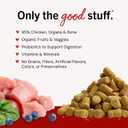 Stella & Chewy's Freeze Dried Raw Chewys Chicken Meal Mixers Dog Food Topper for Small & Large Breeds Grain Free, Protein Rich Recipe 8 oz Bag (EXP 09/20/27)