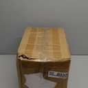 GIB Large Wicker Storage Baskets for Shelves, Woven Laundry Basket for Organizing Clothes Blanket Basket, Decorative Rectangular Closet Organizers Storage Bins with Handles, Black/Dark Gray, 4 Pack