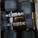 CAP Barbell Coated Dumbbell Weight | Multiple Options Pairs & Sets (50 lb - Set (5 lb x 2 & 20 lb x 2))