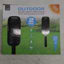 iLive ISBW240BDL ISBW240BDL Bluetooth Indoor and Outdoor Waterproof Speakers with Removable Stakes, 2 Count, Black