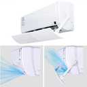 Retractable Air Conditioner Air Deflector, Universal Adjustable Air Conditioning Deflector Air Diverter Cover Telescopic Anti-Wind Baffles Anti Direct Blowing Windshield Wind Guide