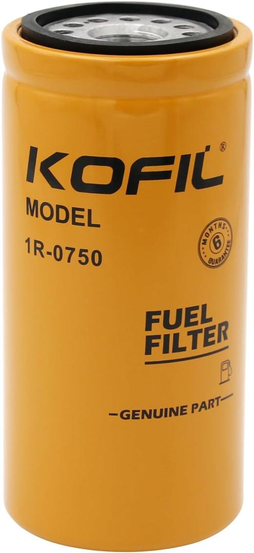 1R-0750 Fuel Filter, for CAT 3304, 3306, 3406, 3114, 3116 Diesel Engine, Replaces P551313, BF7633, FF5320, 33528