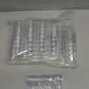 Qeirudu 50 Pack Mini Slanted Dessert Cups with Spoons - 2.2 oz Plastic Parfait Cups Reusable Shooter Glasses Small Serving Cups for Tasting Party Desserts Appetizer