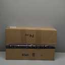 rabbitgoo Window Privacy Film Frosted Glass Film Removable Vinyl Door Coverings UV Blocking Decorative Static Cling Non-Adhesive Window Clings Sticker for Home Decor, 23.6 x 78.7 Inches (Pure Wave)