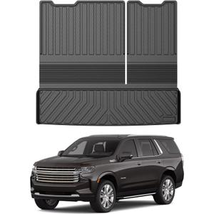 Mixsuper Cargo Liner for Tahoe 2015-2020, Trunk Mat for Tahoe Accessories All Weather Cargo Mat Rear Trunk Liner Black Mixsuper Cargo Liner for Tahoe 2015-2020, Trunk Mat for Tahoe Accessories All Weather Cargo Mat Rear Trunk Liner Black