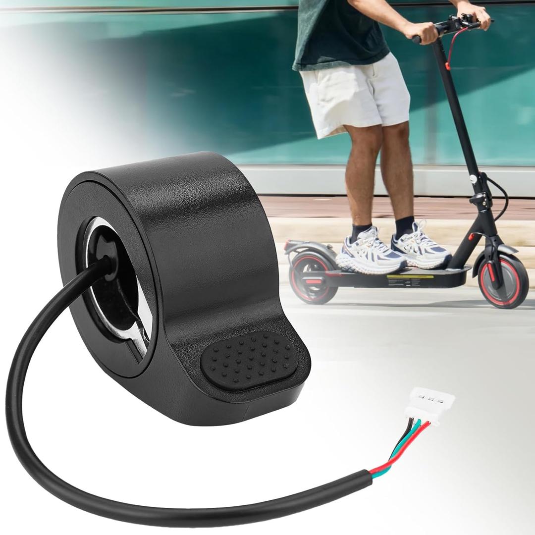 Jerbor Thumb Throttle for Iscooter I9/I9M/I9 Pro/MAX/I9 Max/I8, Scooter Accelerator Replacement Throttle Speed Control Handlebar Assy, Electric Scooter Replace Parts Accessories for Iscooter