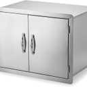 Stanbroil Stainless Steel Outdoor Kitchen Double Door Dry Storage Pantry, 30- Inch