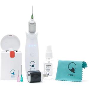 OCID Hearing Aid Cleaning Kit  All-in-One Vacuum Cleaner for Hearing Aids, Earbuds, in-Ear Monitors, Cameras, Phones, and Keyboards. 20-in-1 Brush Set, Cleaning Spray & Fiber Cloth Included