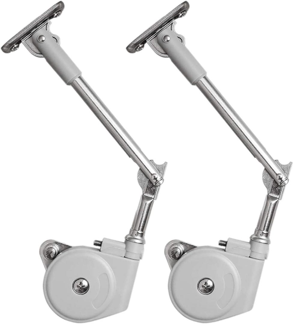 Lid Stay 105 Degree Open with Soft Close, Lid Support for Toy Box and Upward Top-Opening Flap Doors 2 Pack, Easy to Install