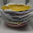 Selamica Porcelain 26 Ounce Pasta Bowls Set of 6, 8 inch Wide and Shallow Salad Bowls, Serving Bowls, Microwave & Dishwasher Safe, Sturdy & Stackable, Variety of Colors