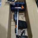 WORX Nitro 40V 12'' Cordless Snow Shovel, Electric Snow Thrower for 4-Car Driveway, Snow Removal with Brushless Motor & 2 Speed Control, 2 4.0 Ah Batteries and Charger Included, WG460