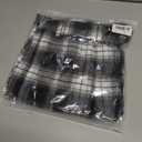 GRAJTCIN Scottish Tartan Kilt for Men Traditional Highland Utility Kilts (Black, XL)