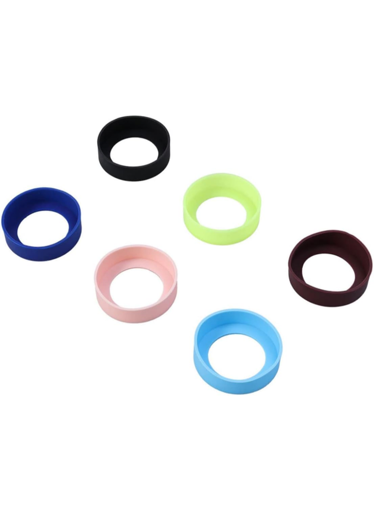 Ciieeo 10pcs Silicone - Cup Non- Insulation Mat for Drinks Random Color for Protecting Tables from Scratches and