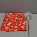 ARQRHTLY 19Pcs Christmas Giant Lollipop Container, Christmas Stationery Goodie Bags, Exchange Gifts with Cards Pencils Stickers for Kids Students Classroom School Party Favors Prizes Rewards