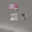 [GLORS] Purly Handmade Medium Ballerina Press on Nails | Blue False Nails with Rhinestones, 10 Pieces (Medium, MB)