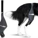 Ortocanis - Dog Knee Brace - For Right Hind Leg - Made of ARD Neoprene - For ACL Tear, Ligament Injuries, Patellar Luxation or Osteoarthritis - Size Large (12,3 - 14,2 ")