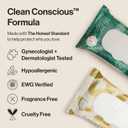 The Honest Company Hypoallergenic Flushable Wipes for Sensitive Skin, Tropical Leaves, 126 Count