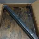 TV Stand with LED Lights for 55 Inch TV, Entertainment Center with 3-Tier Open Shelves, TV Console Table for Living Room, Bedroom, Rustic Brown