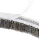 uxcell Brush Weather Stripping, Adhesive Felt Door Seal Strip Weatherstrip Door Sweep Brush for Door Window 394 Inch L X 0.31 Inch W (10000mm X 8mm) Gray