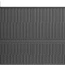 Mixsuper Cargo Liner for 2022-2025 Rivian R1S Cargo Mat Backrest Mat for R1S All Weather Trunk Mat Backrest Mat TPE Back Seat Cover Protector for R1S Accessories