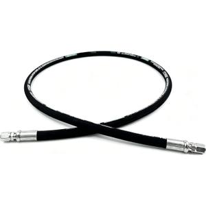 Autovo Hydraulic Hose Swivel Assembly 1/2" Hydraulic Hose with Female JIC X Female JIC 24" Long 3988 psi, Black