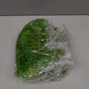 XunYee 6 Pack Small Christmas Wreath for Cabinet Home Kitchen Whimsical Decor with Velvet Bow 11" Persian Grass Lime Green Green Fern Mini Wreaths for Xmas Home Candle Window Chair Fence Decor