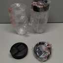 Blender Replacement Parts for Ninja, 24oz Ninja Blender Cups with To-Go Lids, 7 Fins Extractor Blade, Compatible with Nutri Ninja Auto iQ Blenders BL2012 BN801 BL480-30 BL640-30 BL642-30 NN100-30