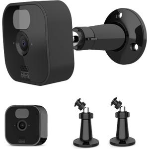Blink Outdoor Camera Mount - 360 Adjustable, Wall Mount for Outdoor/Indoor Cameras, Black (2 Pack)