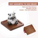 Lionpower Incense Holder for Sticks with Burner & Ash Catcher - Resin Panda, Wooden Tray, 10 Incense Sticks for Meditation Yoga Spa, Cute Home Decor Room Accessories (Panda)