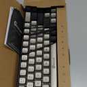 GEODMAER 65% Gaming Keyboard, Wired Backlit Mini Keyboard, Ultra-Compact Anti-Ghosting No-Conflict 68 Keys Membrane Gaming Wired Keyboard for PC Laptop Windows Gamer (Grey-Black)