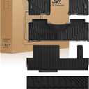 3W Floor Mats & Cargo Liner for 2021-2025 2026 Chevrolet Tahoe/GMC Yukon (Only for 8 Seats, Not for XL), All Weather Protection Anti-Slip & Durable TPE Full Set Liners Automotive Accessories