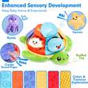 hahaland Baby Toys for 6-12 Months - 6 Months Old Baby Soft Crinkle Paper Sensory Montessori Toys for 0-6 6-12 Months Toddlers 1 Year Old Birthday Gift for Boys Girs