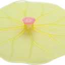 Charles Viancin - Lilypad Silicone Lid for Food Storage - 8''/20cm - Creates an Airtight Seal on Any Smooth Rim Surface - BPA-Free - Oven, Microwave, Freezer, Stovetop and Dishwasher Safe (Medium/Small)