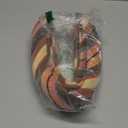 SEG Direct Boho Steering Wheel Cover with Baja Blanket Cloth, Ethnic Style Auto Wheel Cover Made of Coarse Flax, Fits 14 1/2-15 1/4 inches Car Wheel (Saturn Yellow)