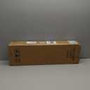 Portable Adjustable Camping Table - Sturdy Aluminum, Oversized Foldable Surface for Outdoor Picnic, BBQ, and Indoor Use (SM-36.25, Brown)