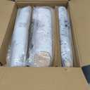 Skyflame 6 Piece Set of Gas Fireplace Logs, Large White Birch Ceramic Logs for All Types of Indoor/Outdoor Gas Inserts, Ventless, Fireplaces and Fire Pits