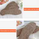 Alpaca Wool Warm Shoe Insert - Wool Shoe Insoles for Boot Soft Winter Warm Shoe Replacement Men 10 Women 11