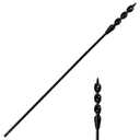 DKIBBITH Flexible Installer Drill Bit for Pulling Wires Through Walls Ceilings and Sidewalks,36-Inch Long, 3/8-Inch Auger with a Fish Eye Hole and Screw Point, 3/16" 3-Flat Anti-Slip Shank.