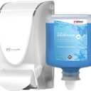 SC Johnson Professional Azure FOAM Dispenser and Refill Starter Kit, Wall Mount Soap Dispenser for Hand Soap, 1 Refresh Azure FOAM Hand Wash, 1 Liter Cartridge, 33.8 fl. oz., for Professional Use Only