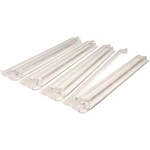 American Mahjong All-In-One Tile Rack & Pusher Arm - Set of 4 - Clear