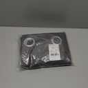 NICETOWN Blackout Kitchen Curtains 48 inch Length 2 Panels - Grommet Top Thermal Insulated Window Treatment Light Blocking Drapes for Bedroom/Kids Room (Grey, W37 x L48)