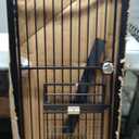 55" Extra Tall Pet Gate with Cat Door, 29"-43" Dog Gate Indoor
