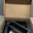 Shower Niche SMC Material 40(20+14+6) X16in Niche for Shower Wall Shower Niches Ready for Tile Shower Niche Shelf Black